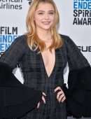 Chloe Grace Moretz at 2019 Film Independent Spirit Awards in Santa Monica