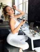 Delilah Belle Hamlin - Flow Into Fashion Week with Biossance & Alo Yoga in NYC