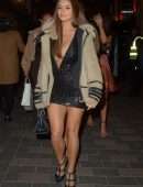 Demi Rose Cleavage, Out and About in London