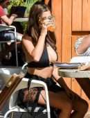 Demi Rose Mawby Booty in Black Bikini in Tulum