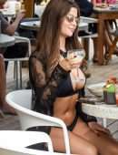 Demi Rose Mawby Booty in Black Bikini in Tulum