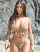 Demi Rose in Bikini at Beach in Phuket