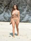 Demi Rose in Bikini at Beach in Phuket
