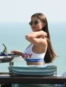 Demi Rose Mawby Booty, Out at a Pool in Phuket