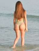Demi Rose Mawby Booty in Swimsuit at Beach in Thailand