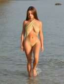 Demi Rose Mawby Booty in Swimsuit at Beach in Thailand