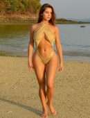 Demi Rose Mawby Booty in Swimsuit at Beach in Thailand