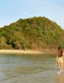 Demi Rose Mawby Booty in Swimsuit at Beach in Thailand