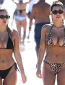 Devin Brugman and Natasha Oakley in Bikini at Bondi Beach in Sydney