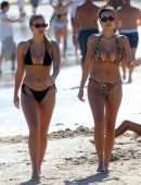 Devin Brugman and Natasha Oakley in Bikini at Bondi Beach in Sydney
