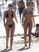 Devin Brugman and Natasha Oakley in Bikini at Bondi Beach in Sydney