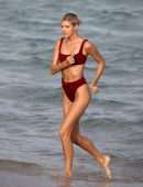 Devon Windsor in Bikini at Beach in Miami