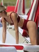 Devon Windsor in Bikini at Beach in Miami