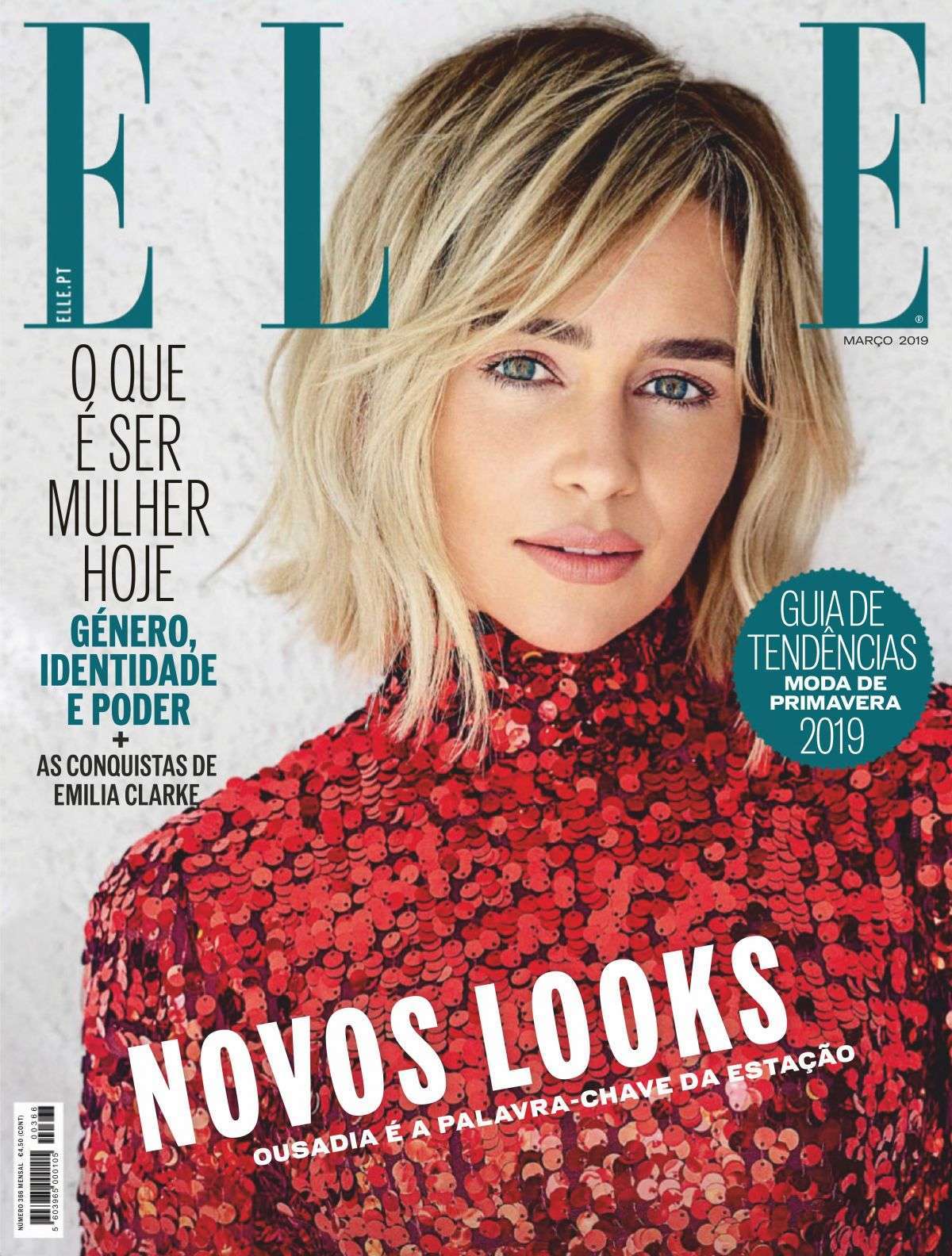 Emilia Clarke in Elle Magazine Portugal - March 2019