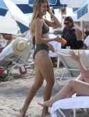 Eugenie Bouchard in Bikini on the Beach in Miami