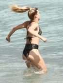 Eugenie Bouchard in Bikini on the Beach in Miami