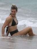 Eugenie Bouchard in Bikini on the Beach in Miami