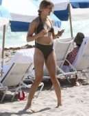 Eugenie Bouchard in Bikini on the Beach in Miami