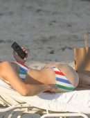 Eugenie Bouchard Booty on the Beach in Miami