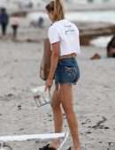 Eugenie Bouchard Booty on the Beach in Miami