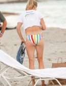 Eugenie Bouchard Booty on the Beach in Miami