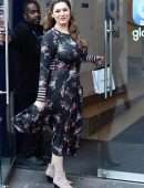 Kelly Brook Arriving at Global Radio in London