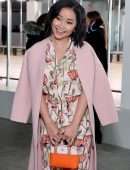 Lana Condor at Tory Burch Show at New York Fashion Week