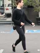 Lana Del Rey in Black Tights, Out in Beverly Hills