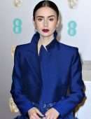 Lily Collins at EE British Academy Film Awards 2019 in London