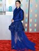 Lily Collins at EE British Academy Film Awards 2019 in London