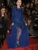 Lily Collins at EE British Academy Film Awards 2019 in London