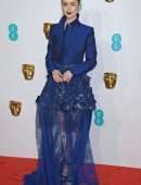 Lily Collins at EE British Academy Film Awards 2019 in London