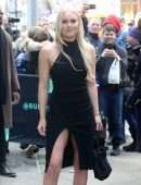 Lindsey Vonn Upskirt, Outside AOL Build in NYC
