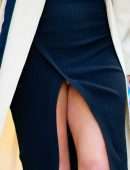 Lindsey Vonn Upskirt, Outside AOL Build in NYC