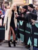 Lindsey Vonn Upskirt, Outside AOL Build in NYC