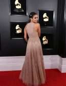 Nina Dobrev at 61st Annual GRAMMY Awards in Los Angeles