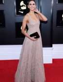 Nina Dobrev at 61st Annual GRAMMY Awards in Los Angeles