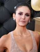 Nina Dobrev at 61st Annual GRAMMY Awards in Los Angeles