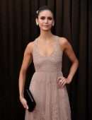 Nina Dobrev at 61st Annual GRAMMY Awards in Los Angeles