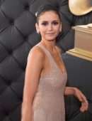 Nina Dobrev at 61st Annual GRAMMY Awards in Los Angeles