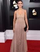 Nina Dobrev at 61st Annual GRAMMY Awards in Los Angeles