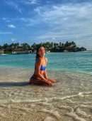Sara Sampaio for Bikini Photoshoot in Maldives