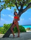 Sara Sampaio for Bikini Photoshoot in Maldives