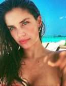 Sara Sampaio for Bikini Photoshoot in Maldives