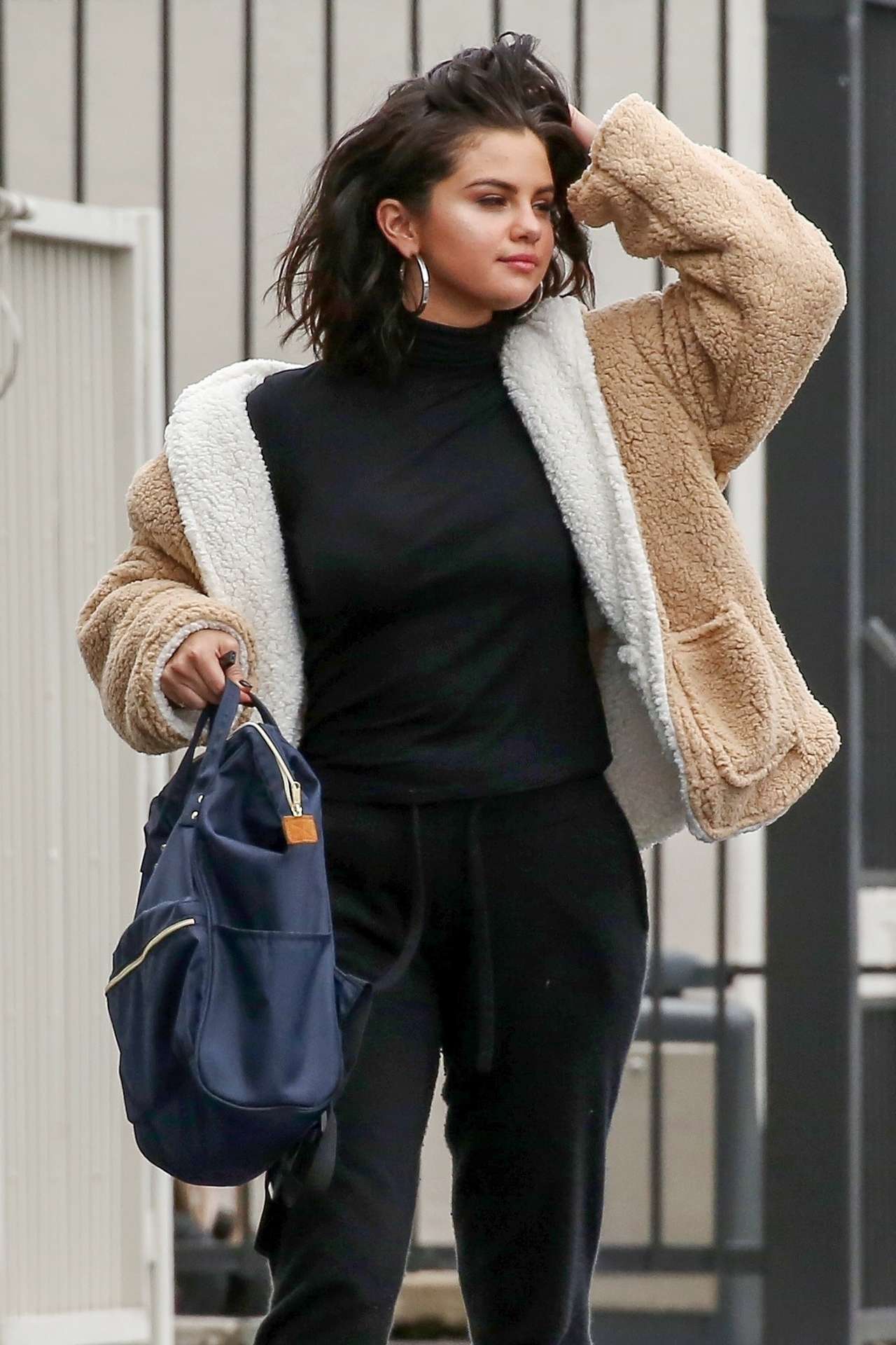 Selena Gomez Outside a Studio in Los Angeles