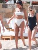 Selena Gomez in Bikini at a Beach in Cabo San Lucas