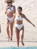 Selena Gomez in Bikini at a Beach in Cabo San Lucas