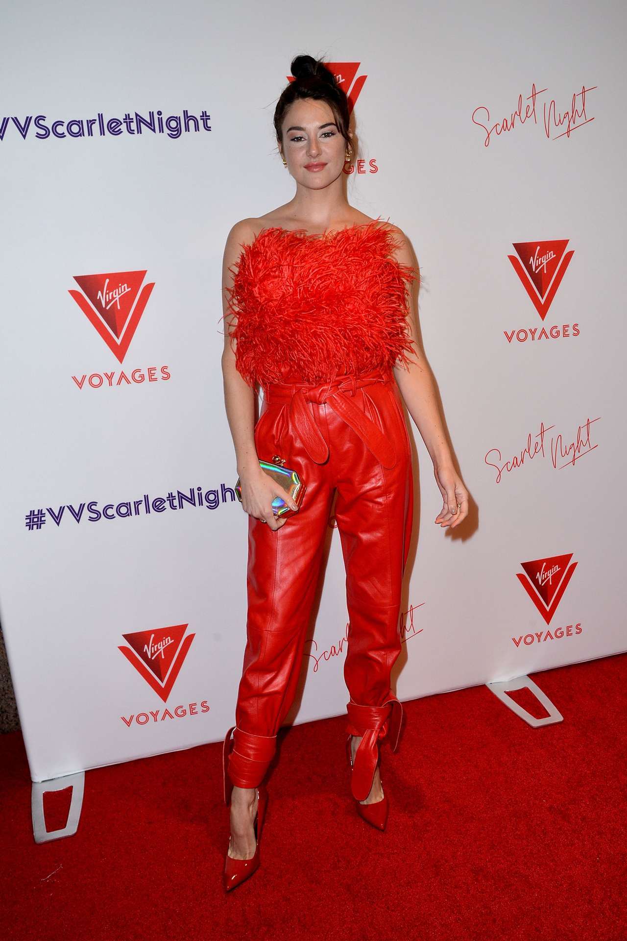 Shailene Woodley at Virgin Voyages Scarlet Night Party in NYC