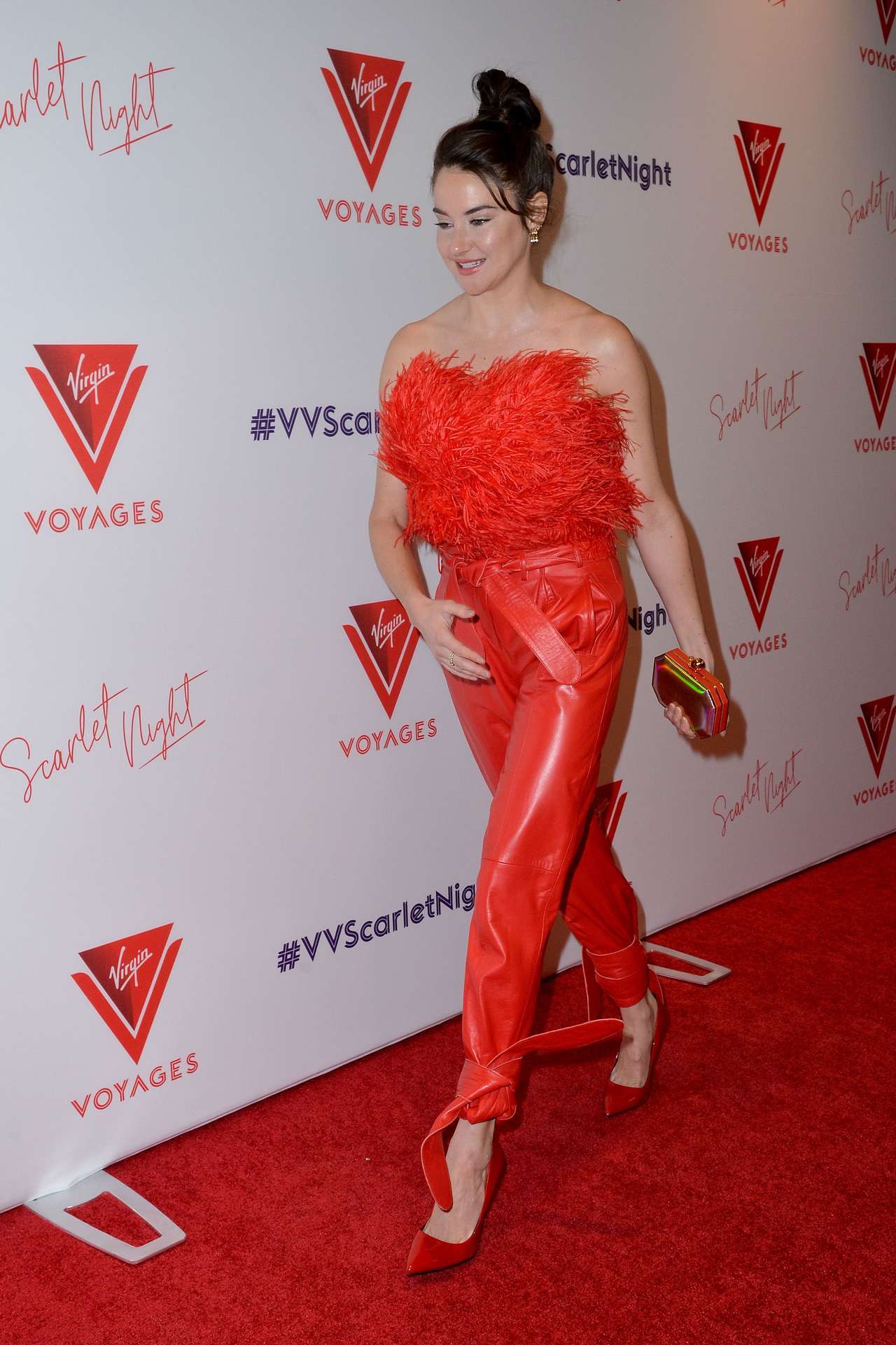 Shailene Woodley at Virgin Voyages Scarlet Night Party in NYC