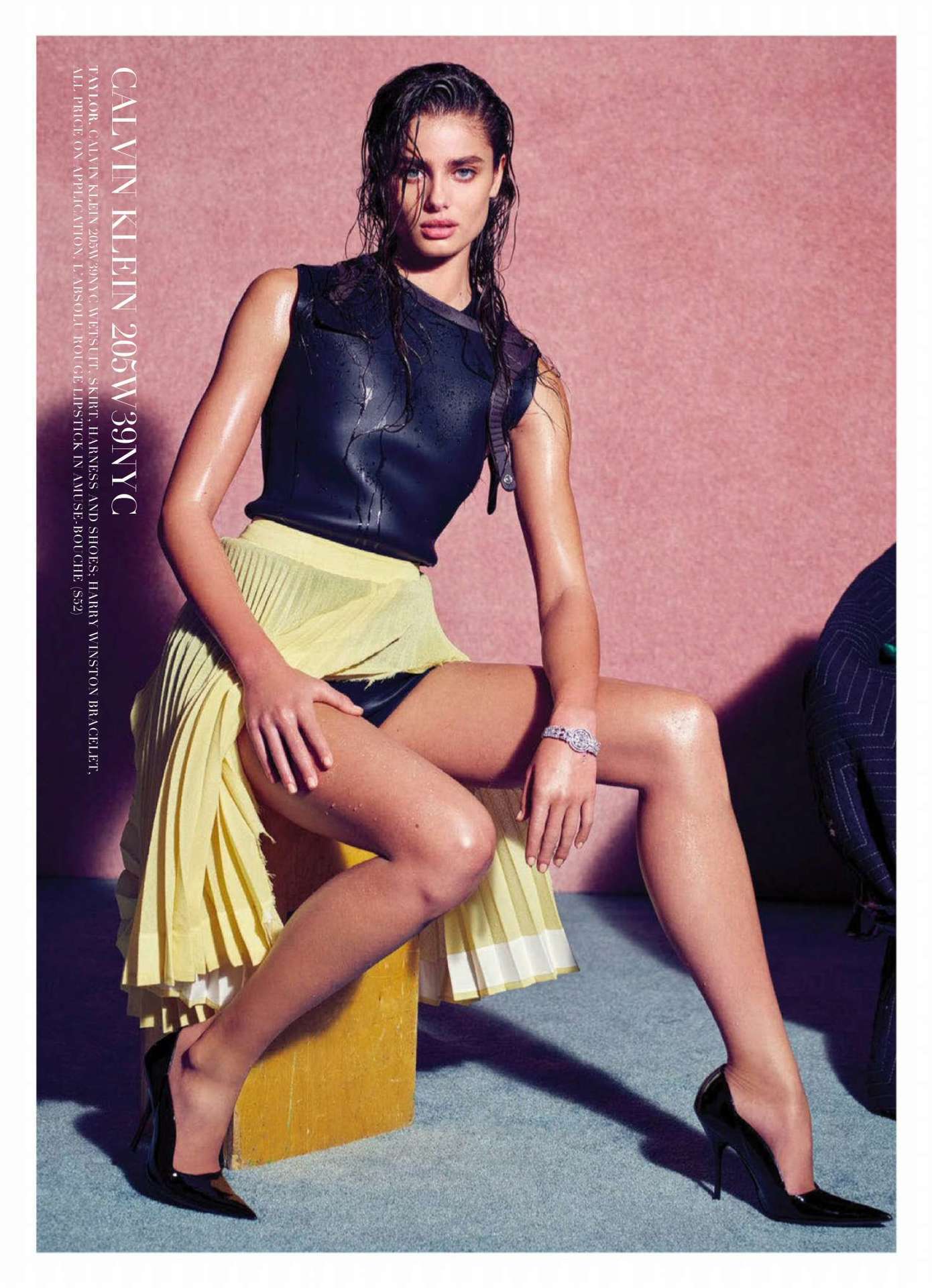 Taylor Hill in Harper’s Bazaar Australia Magazine - March 2019